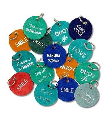 Porte-clés message - POPILLE