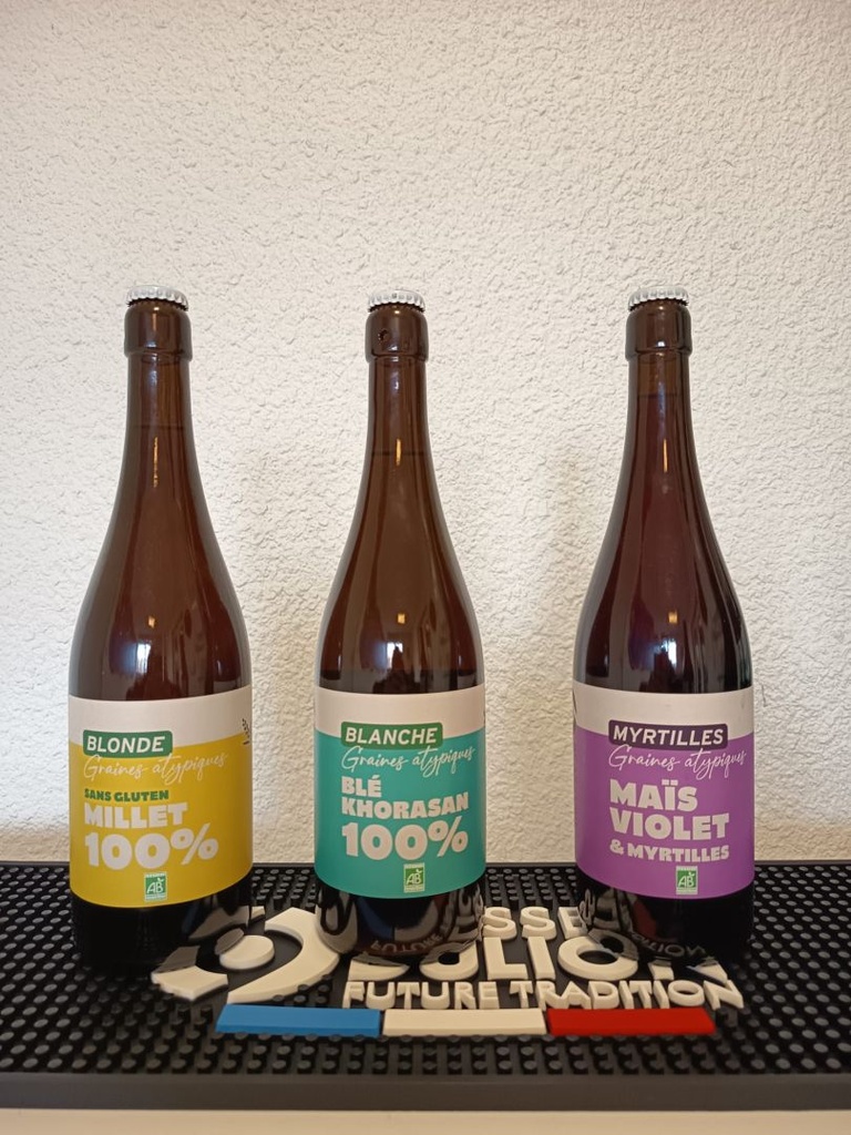 Pack découverte 3×75 cl – Graines atypiques & myrtilles