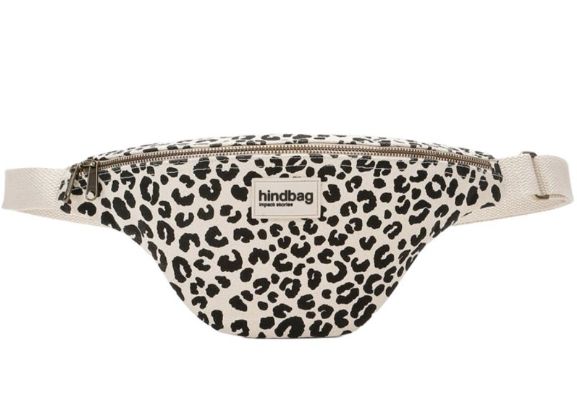 Sac banane Léopard écru