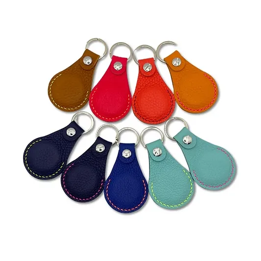 porte clés rond cousu - POPILLE