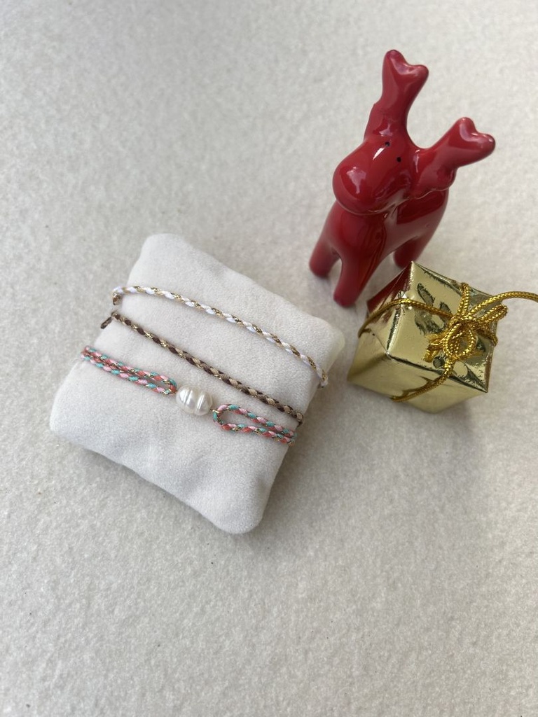 [251022_9244] Bracelet cordon perle d’eau douce