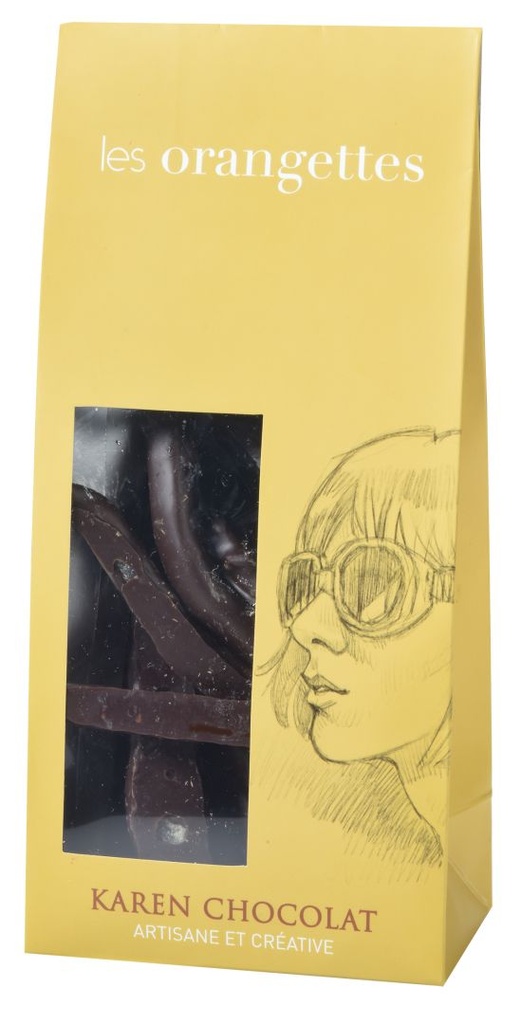 [251023_9332] Orangettes - Ecorces d'orange confite enrobées de chocolat - 150g